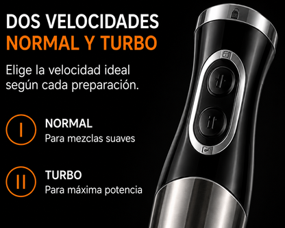 Batidora de Inmersion Trillium 6 en 1 de 1100 W