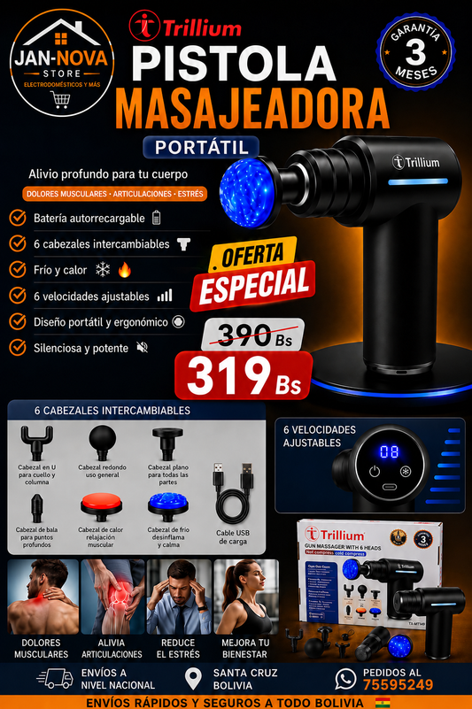 Masajeadora Profesional Portatil