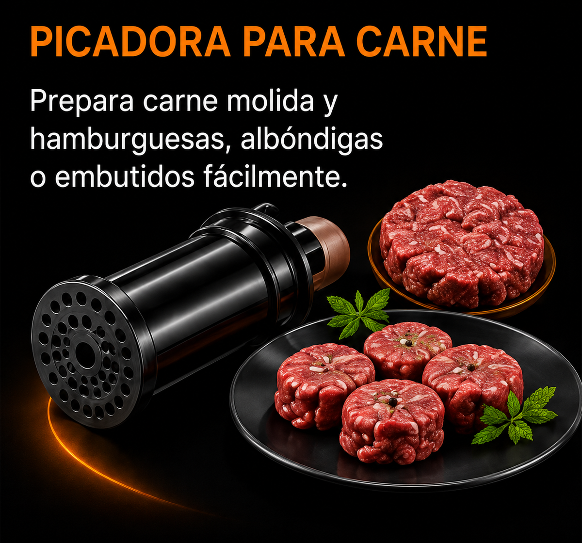 Batidora de Inmersion Trillium 6 en 1 de 1100 W